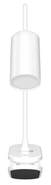 CONNECT IT Stolní LED lampa CLIP 2 s klipem,  bílá1