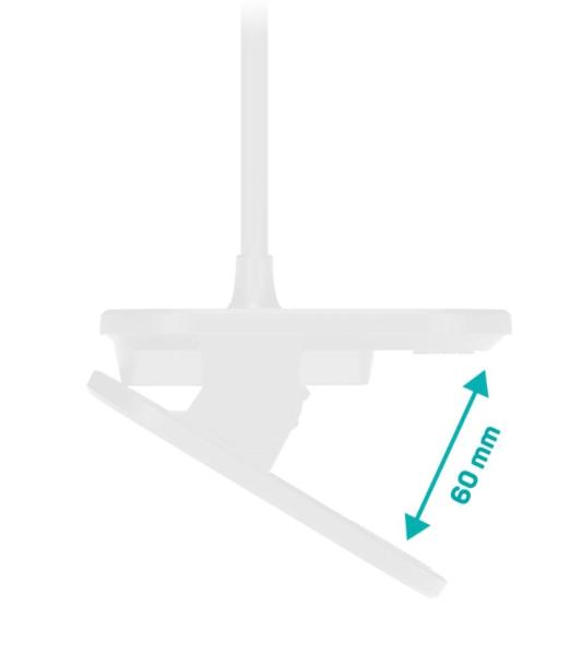 CONNECT IT Stolní LED lampa CLIP 2 s klipem,  bílá2