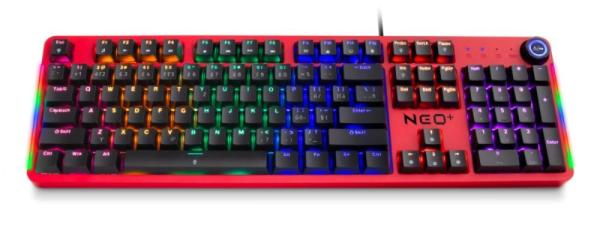 CONNECT IT Herní klávesnice NEO2 + Black,  mechanická,  USB,  ARGB,  CZ+SK,  černá5