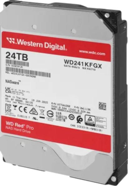 WD RED Pro NAS WD221KFGX 22 TB SATAIII/ 600 512 MB cache,  268 MB/ s,  CMR1