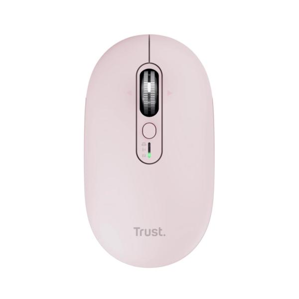 TRUST Myš Seron Hyperscroll Slim,  Bezdrátová,  růžová2