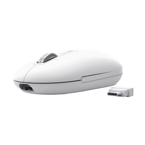 Trust Seron Slim/ Kancelárska/ Optická/ 3 200 DPI/ USB+BT/ Biela