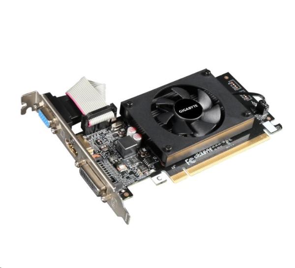 GIGABYTE VGA NVIDIA GV-N710D3-2GL 2.0,  GT 710,  2GB DDR3,  1xHDMI,  1xDVI,  1xVGA1