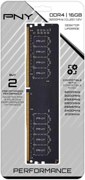 PNY DIMM DDR4 16GB 3200MHz CL223