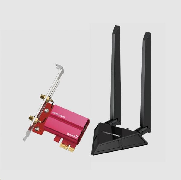 MERCUSYS MA49BE WiFi7 PCIe adapter (BE9300, 2, 4GHz/ 5GHz/ 6GHz, Bluetooth5.4)