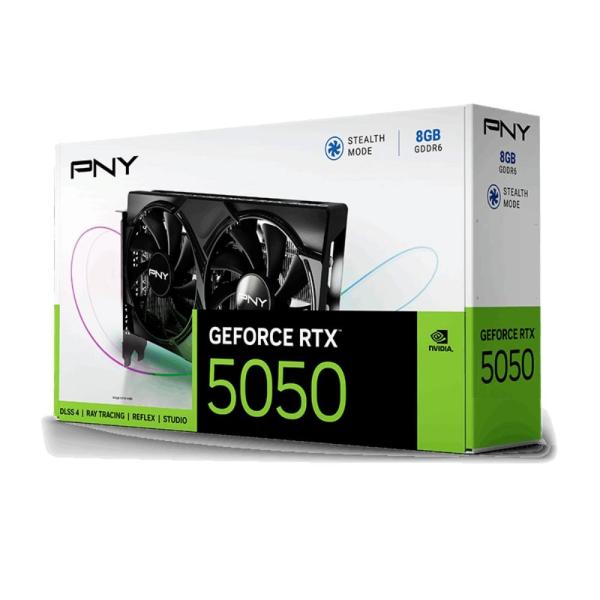 PNY VGA Nvidia GeForce RTX 5050 8GB Dual Fan,  RTX 5050,  8GB GDDR6,  3xDP,  1xHDMI8