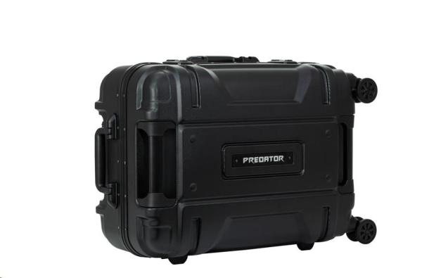 ACER Cestovní kufr Predator Robust Luggage 22", polykarbonát, 54l, TSA kombinační zámek, 2 kapsy, černá6