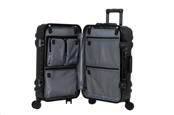 ACER Cestovní kufr Predator Robust Luggage 22", polykarbonát, 54l, TSA kombinační zámek, 2 kapsy, černá1
