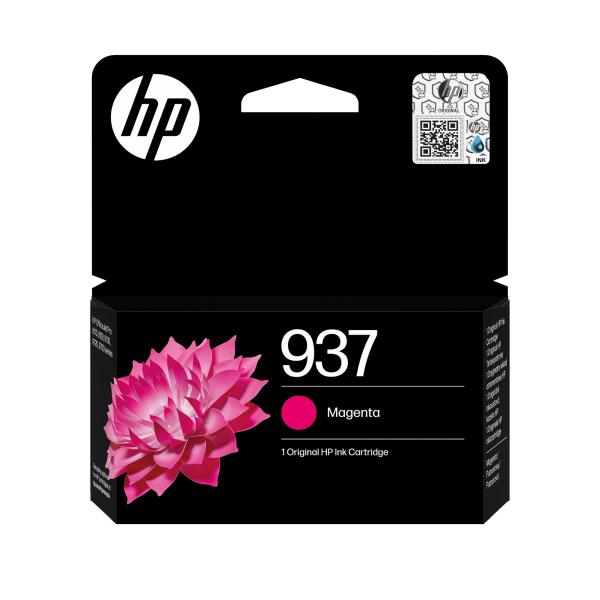 BAZAR - HP 937 Magenta Original Ink Cartridge (800 pages) - Poškozený obal (Komplet)2