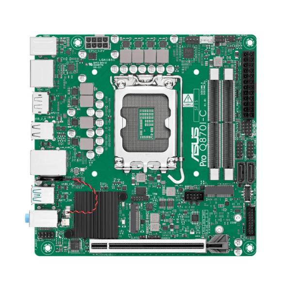 ASUS MB Sc LGA1851 PRO Q870I-C-CSM,  Intel Q870,  4xDDR5,  2xDP,  1xHDMI,  Mini-ITX3