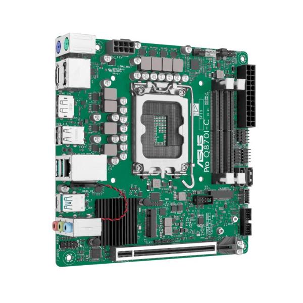 ASUS MB Sc LGA1851 PRO Q870I-C-CSM,  Intel Q870,  4xDDR5,  2xDP,  1xHDMI,  Mini-ITX4