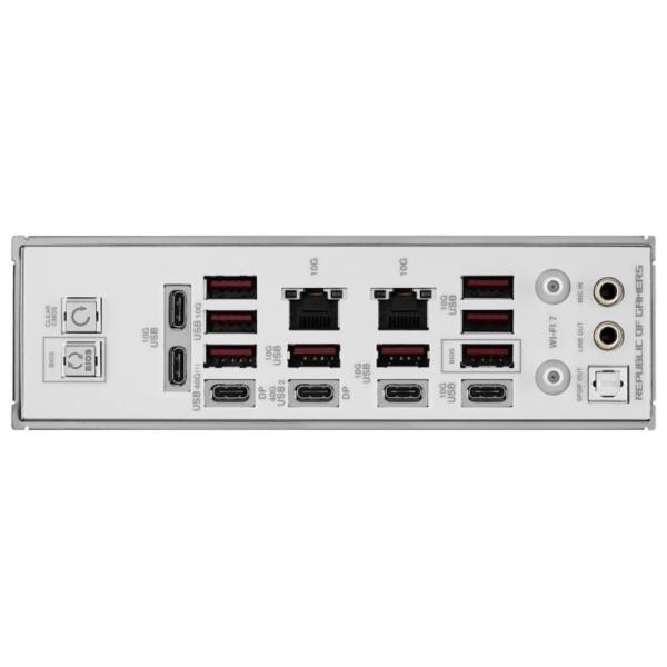 ASUS MB Sc AM5 ROG CROSSHAIR X870E GLACIAL,  AMD X870E,  2xDDR5,  WiFi,  2xUSB4,  E-ATX13