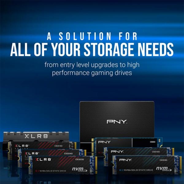 PNY SSD CS1030 500GB,  PCIe Gen3x4,  M.2 2280,  (R:2500/  W:1100MB/ s)6