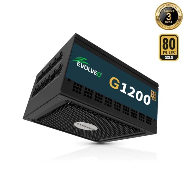 EVOLVEO G1200, 1200W/ ATX 3.1/ 80+ GOLD/ Modular