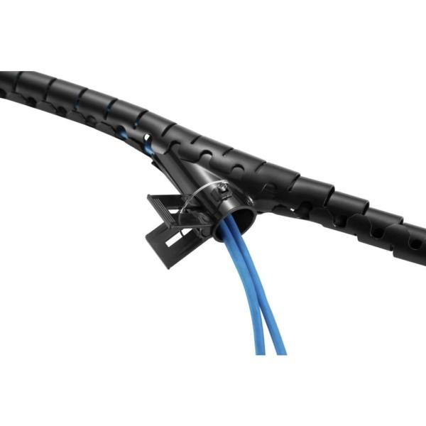 EVOLVEO CableHold,  organizér kabelů,  2, 5 m x 2 cm,  samosvorný,  černý1