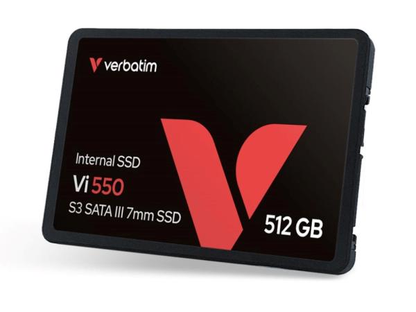 VERBATIM SSD Vi550 S3 512GB SATA III,  2.5” W 535/  R 560 MB/ s