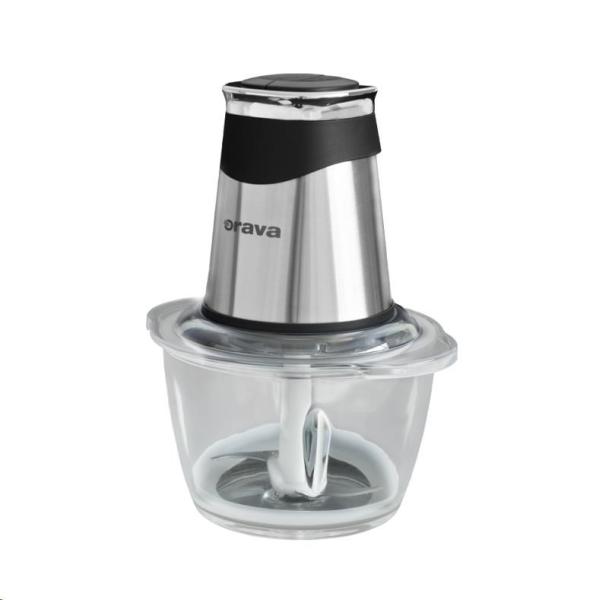 Orava SE-302 sekáček pro sekání ovoce, zeleniny, masa, 400-500 W, 80 dB, 2 rychlosti, 1.2 l, nerezový sekací nůž1