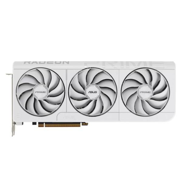 ASUS VGA AMD RADEON RX 9070 XT PRIME 16GB OC WHITE,  RX 9070 XT,  16GB GDDR6,  3xDP,  1xHDMI2