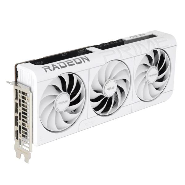 ASUS VGA AMD RADEON RX 9070 XT PRIME 16GB OC WHITE,  RX 9070 XT,  16GB GDDR6,  3xDP,  1xHDMI3