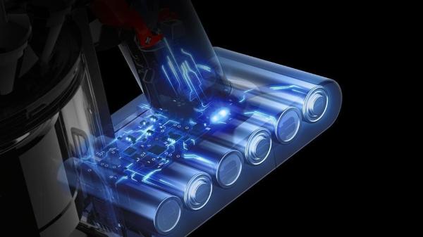 Dyson Car+Boat ruční vysavač,  šedá/ fialová,  výdrž až 50 min,  2 Tier Radial,  sací výkon 115 aW,  plně utěsněná filtrace4