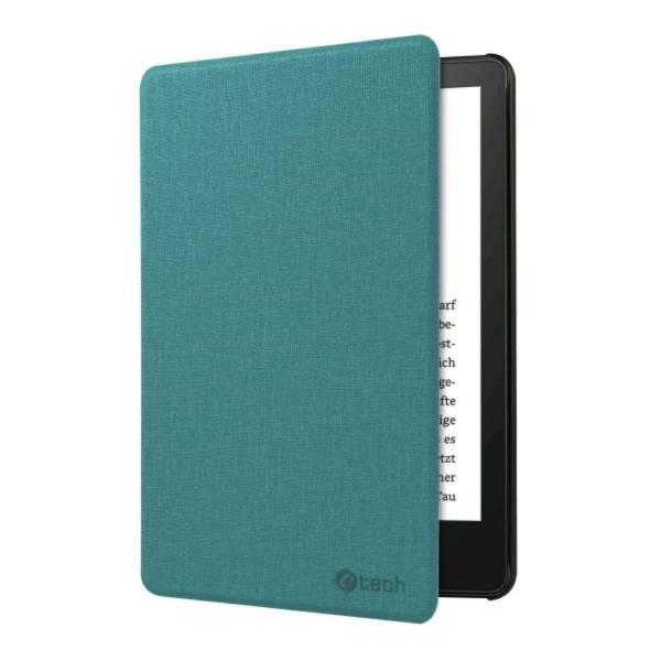 C-TECH PROTECT pouzdro pro Amazon Kindle PAPERWHITE 2024/ COLORSOFT,  WAKE/ SLEEP funkce,  hardcover,  zelené