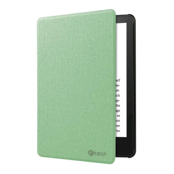 C-TECH PROTECT pouzdro pro Amazon Kindle TOUCH 2024,  WAKE/ SLEEP funkce,  hardcover,  matcha
