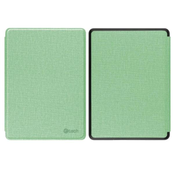C-TECH PROTECT pouzdro pro Amazon Kindle TOUCH 2024,  WAKE/ SLEEP funkce,  hardcover,  matcha2