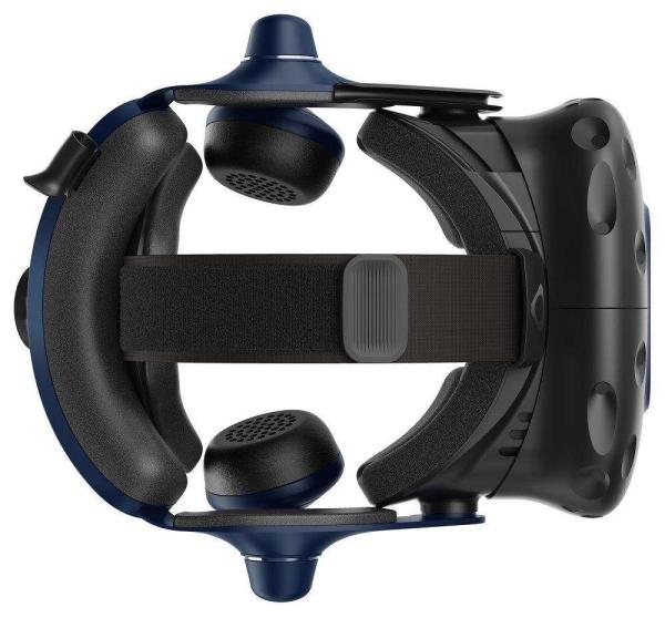 HTC Vive Pro 2 HMD brýle pro virtuální realitu,  2x 2448x2448px 5K rozlišení,  120Hz,  FOV 120°,  černá/ modrá3