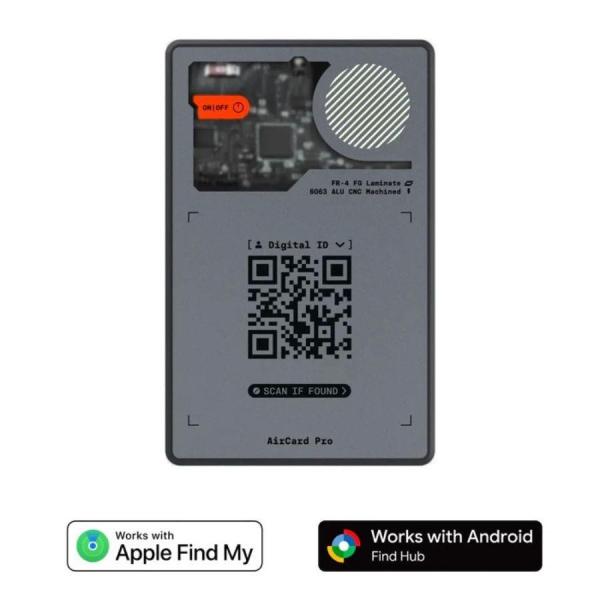 Rolling Square AirCard Pro Dual – Apple,  Android Bluetooth tracker