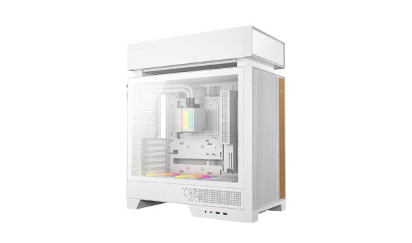 DEEPCOOL Case CL6600 WH,  ATX,  Průhledná bočnice,  vodní chlazení,  bílá5