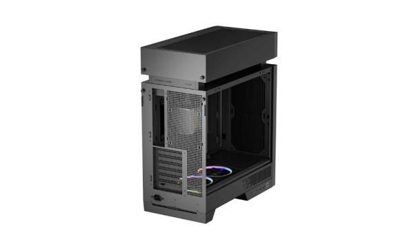 DEEPCOOL Case CL6600,  ATX,  Průhledná bočnice,  vodní chlazení,  černá2