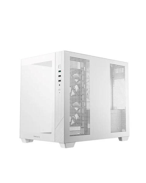 DEEPCOOL Case CG330 3F,  mATX,  Průhledná bočnice,  3x120mm ARGB Fan,  bílá3