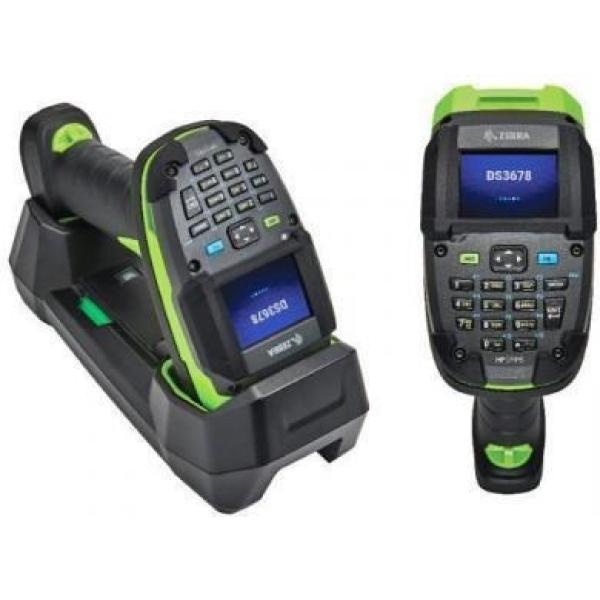 ROZBALENO - Zebra DS3678-KD,  BT,  2D,  HP,  disp.,  FIPS,  kit (USB),  black,  green