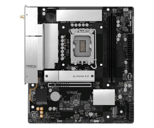 ASRock MB Sc LGA1851 B860M ROCK WIFI,  Intel B860,  2xDDR5,  1xHDMI,  1x DP,  WiFi,   mATX2