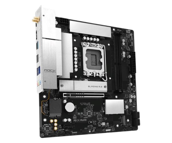 ASRock MB Sc LGA1851 B860M ROCK WIFI,  Intel B860,  2xDDR5,  1xHDMI,  1x DP,  WiFi,   mATX3