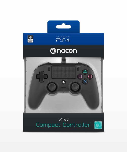 Nacon Wired Compact Controller - ovladač pro PlayStation 4 - černý4