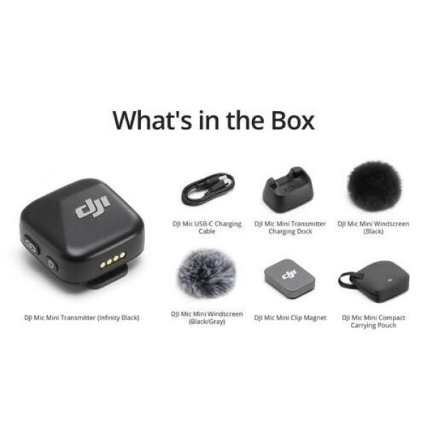 DJI Mic Mini Transmitter (Infinity Black)1