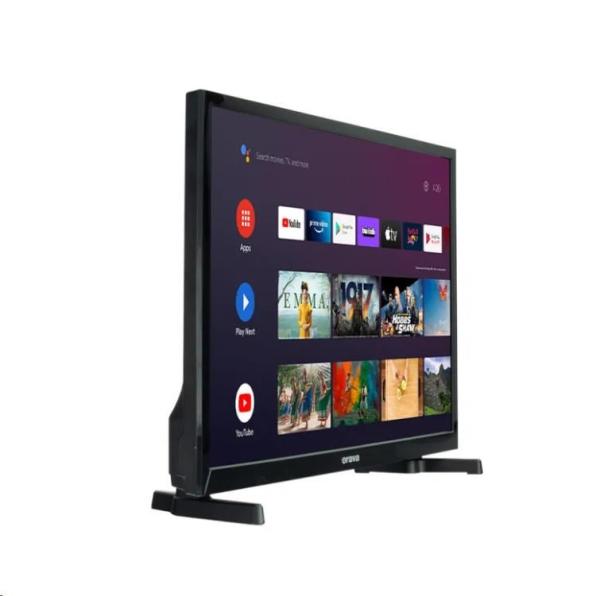 Orava 24" TV LT-ANDR24 B01, HD Ready, LED, Android Smart TV, WiFi, HDR, tuner DVB-T2/C/S2, Android 113