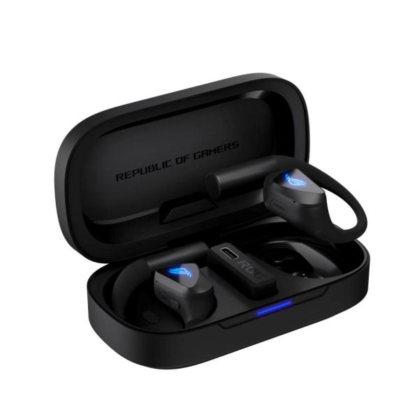 ASUS sluchátka ROG Cetra Open Wireless,  BT + RF 2.4 GHz,  RGB,  černá1