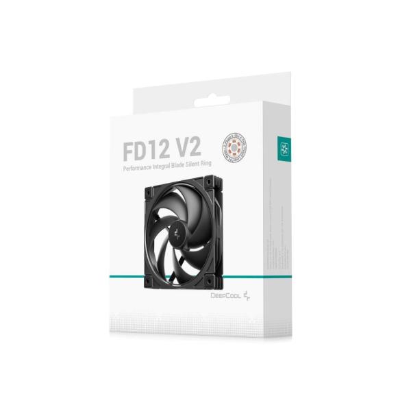 DEEPCOOL Ventilátor FD12 V2,  1x120mm,  černá5