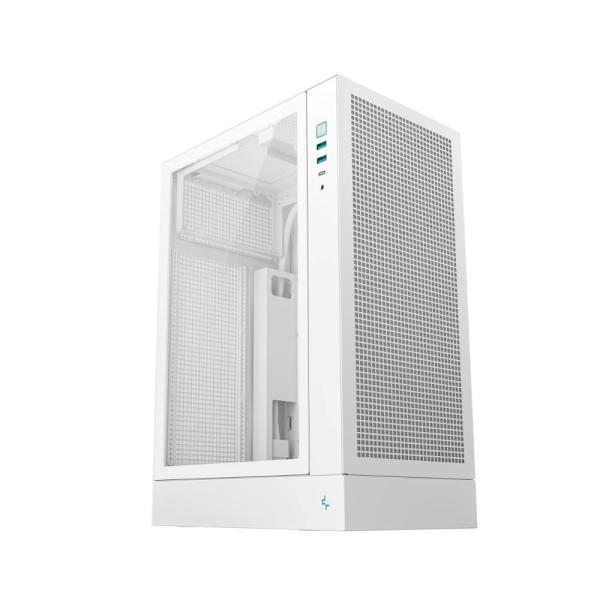 DEEPCOOL Case CH170 PLUS WH,  ATX,  Průhledná bočnice,  bílá1