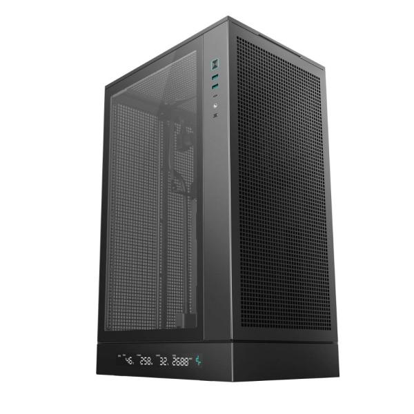 DEEPCOOL Case CH270 PLUS,  mATX,  Průhledná bočnice,  černá1