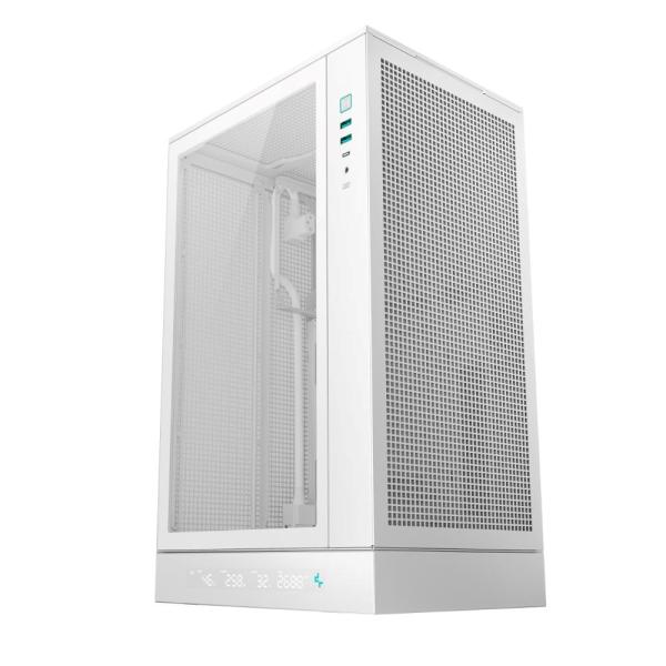 DEEPCOOL Case CH270 PLUS,  mATX,  Průhledná bočnice,  bílá1