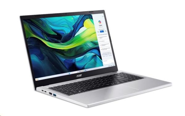 ACER NTB Aspire Go 15 (AG15-41P-R3CW), Ryzen 5 7535HS, 15.6"FHD, 16GB, 1TB SSD, Radeon 660M, W11H, Silver3