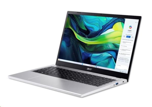 ACER NTB Aspire Go 15 (AG15-41P-R3CW), Ryzen 5 7535HS, 15.6"FHD, 16GB, 1TB SSD, Radeon 660M, W11H, Silver4