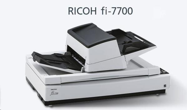 RICOH skener Fi-7700 A3,  color,  duplex,  100ppm v barvě 300dpi,  USB 3.1,  ADF 300 + ploché lože A3 (flatbed),  Z: 12M