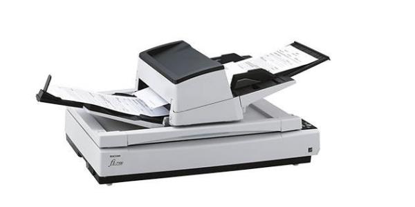 RICOH skener Fi-7700 A3,  color,  duplex,  100ppm v barvě 300dpi,  USB 3.1,  ADF 300 + ploché lože A3 (flatbed),  Z: 12M1
