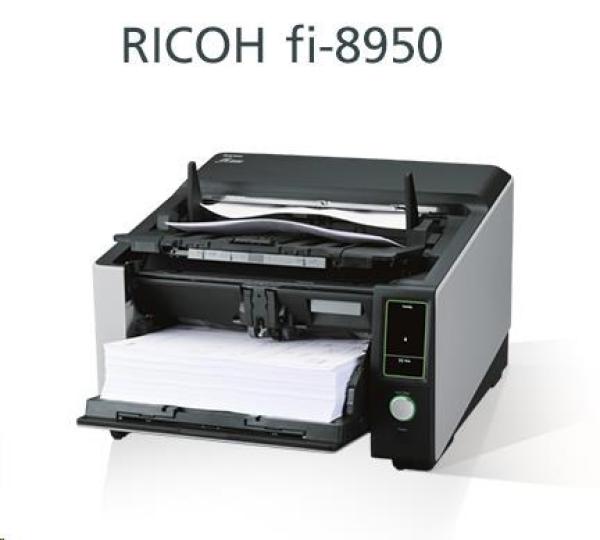 RICOH skener Fi-8950 A3,  color,  duplex,  150ppm v barvě 300dpi,  USB 3.2 + RJ-45,  ADF 750,  Z: 12M