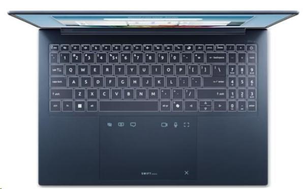 ACER NTB Swift Edge 16 AI (SFE16-I51-92L1), Ultra 9 386H, 16"WQXGA+, 32GB, 1TB SSD, Intel Graphics, W11H, Blue5