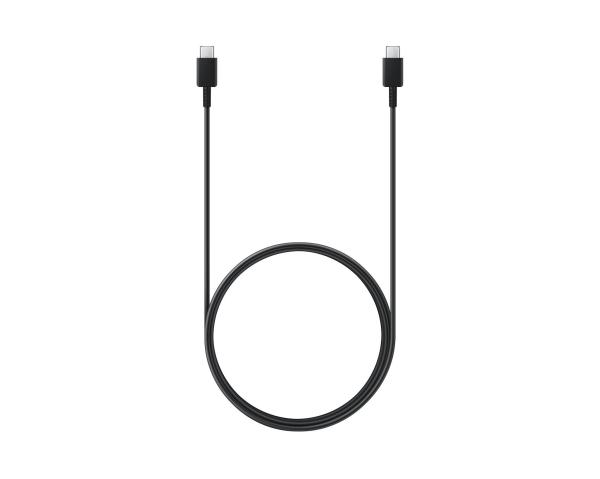 Cable Samsung EP-DX510 - USB cable black,  1.8 m - 24 pin USB-C (M) to 24 pin USB-C (M),  EU